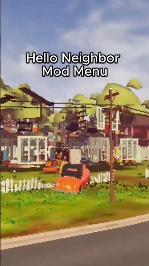 Hello Neighbor Mod menu by GreenhouseM13 #shorts