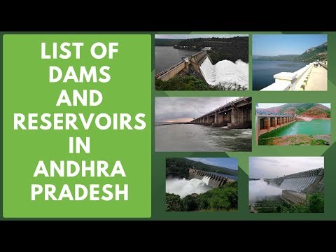 Important Dams and reservoirs in Andhra Pradesh