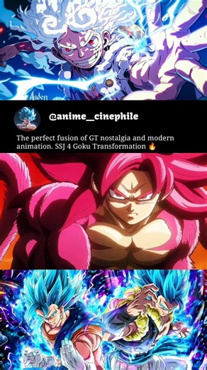 Anime Cinephile on Instagram: "Seeing Super Saiyan 4 in the Daima animation style is something I didn't know I needed. Toriyama’s legacy lives on. They brought back the primal roots of the Saiyans. No God Ki, just pure instinct. #DragonBallDaima #SSJ4 #SuperSaiyan4 #Goku #DragonBallGT Dragon Ball Daima, Goku SSJ4, Super Saiyan 4 Canon, Primal Form, Golden Oozaru, Dragon Ball GT, Goku Mini, Daima Episode Viral, Anime Transformation, Best DBZ Forms, SSJ4 Design, Toei Animation, Akira Toriyama, Dem