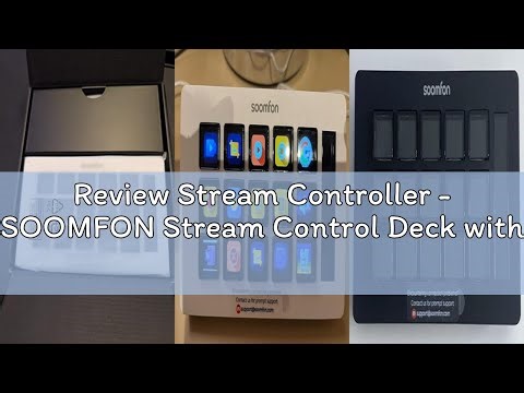 Review Stream Controller - SOOMFON Stream Control Deck with 15 LCD Macro Keys Customizable to Trigge