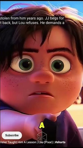 The "Lost & Found" Monster Taught Him A Lesson | Lou (Pixar) | #shorts
