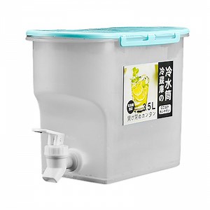 Iced Tea Pitcher for Fridge, Refrigerator Water Dispenser, Beverage Liquid Drink Container, 3.5L, Cold Water Pitcher Lemonade Stand Juice Jug with Spigot for Party Restaurant (Blue) - Walmart.com