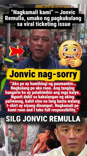 “Nagkamali kami” — Jonvic Remulla, umako ng pagkukulang sa viral ticketing issue