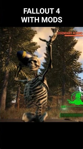 Fallout 4 with Mods be like...🤣 #shorts #gaming #fallout4