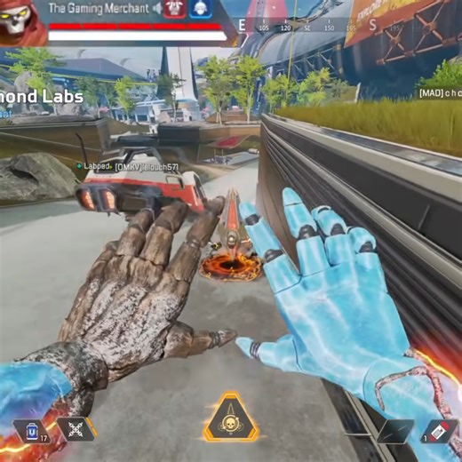 Apex Legends funny moment: Random teammates trust a risky plan