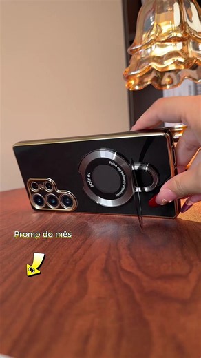 Capa magnética Samsung: suporte magnético direto na capa