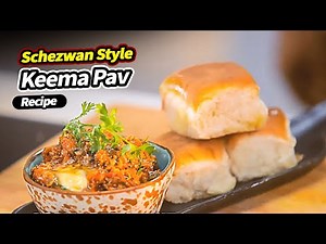 How To Make Schezwan Style Kheema Pav | Kheema Pav Recipe | Desi Chinese | Ching's Secret