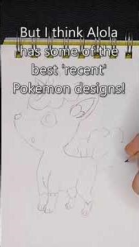 100 Pokemon Doodle Challenge: Alolan Vulpix #pokemon #drawing #vulpix #100daychallenge #art #fanart