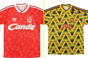retro The iconic Chelsea, Liverpool, Manchester United and Arsenal retro kits which are now worth a FORTUNE