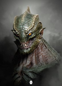 A Monster Emerges - 'Alien Bust' Concept, Marcus Whinney