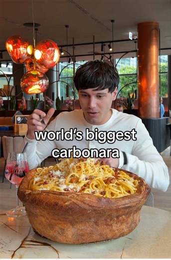 Die größte Carbonara der Welt – Ein Rezept für Pasta-Liebhaber