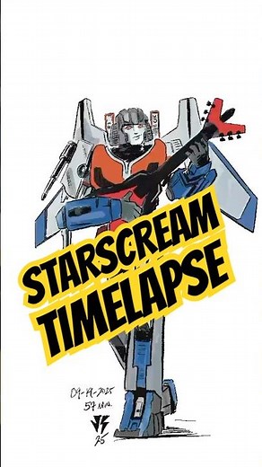 #transformers #starscream #drawing #timelapse