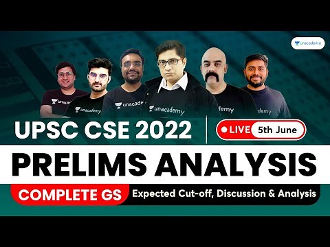 UPSC CSE Prelims 2022 - Paper 1 Analysis - Complete GS | Answer Key, Solutions and Expected Cutoff