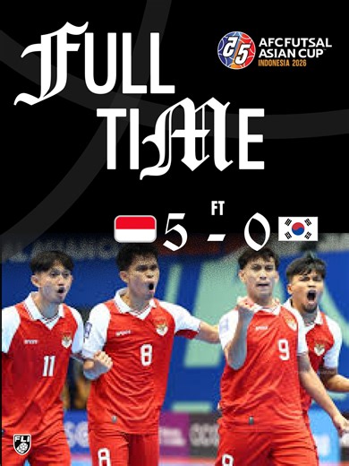 Indonesia VS Korea Selatan AFC Futsal ASIAN Cup 2026 Sourece Timnas Futsal #FiveLabsInside #AsianCup #TimnasFutsal