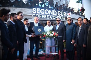 1.9K reactions · 198 shares | Alhamdulilah - The Second Cup Launch Event Walkthrough. Global President & CEO of Second Cup Coffee Company, Jim Ragas came to inaugurate the 50th franchise of Second Cup located under the astonishing “World’s Tallest Horse Mascots” at Blue World City on the 10th Anniversary of 2nd Cup in Pakistan. | Blue World City | Facebook