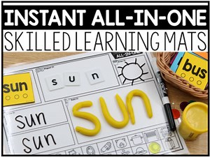 INSTANT All-in-One Skilled Learning Mats [ELA AND MATH]