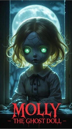 👉 “Molly the Ghost Doll – She Laughs at Midnight”