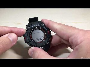 Casio G-Shock (GW-9500) Mudman | Altimeter Calibration (restore to Casio default)
