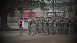 Lt. Col. Rick Zampelli and Command Sgt. Maj. Brian Hauke, command team for 1st Squadron, 17th Cavalry Regiment (AIR) - Task Force Saber, 82nd Combat Aviation Brigade, relinquished their command during a change of command and change of responsibility ceremony to incoming command team Lt. Col. Adam Frederick and Command Sgt. Maj. Timothy Overbey in Fort Bragg, N.C., Jan 14. | 82nd Combat Aviation Brigade, 82nd Airborne Division