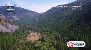 Drone video of Rattlesnake Corridor
