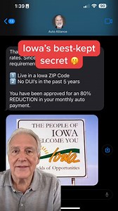 ⚠️ATTENTION IOWA⚠️ Get Auto Insurance For As Low As $39/month with full coverage. | Norman Clegain | Facebook