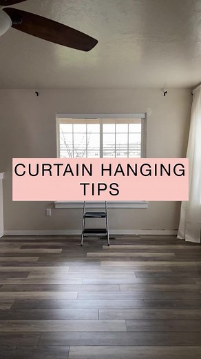 9.4K views · 129 reactions | Hanging curtains can be intimidating! But it doesn’t need to be. These tips can help you out! Follow me on Instagram and Pinterest for more home tips and tricks. @howwedo208 #howwedoandyoucantoo #howwedo #howtohangcurtains #curtains | How We Do | Facebook