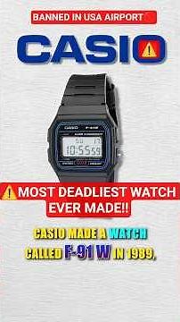 ⚠️ MOST DEADLIEST WATCH EVER MADE! / CASIO F-91W