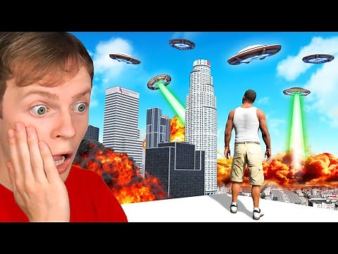 The BIGGEST ALIEN Invasion in GTA 5!