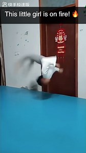 17K views · 112 reactions | This little girl is on fire!  She’s taking on the continuous backflip challenge — and absolutely crushing it! 露‍♀️ How many in a row can she do?  #BackflipChallenge #GirlPower #StrongKids #NextLevelSkills | ShanghaiEye | Facebook