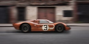 1967 Ford GT Mk IV Serial # J-7 driven by Mario Andretti and Lucien Bianchi at the 1967 24 Hours of Le Mans. Andretti set a lap record of 3 min. 23.6 sec. and was clocked at over 220 mph. He was in second place 11 hours into the race when he spun the mighty Ford in the Esses and retired. J-7 is on display at the Shelby American Collection. This video shows routine maintenance by Bill Murray at the Murray Racing shop. www.WinANewShelby.org | Shelby American Collection