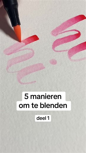 5 Manieren om Brushletters te Blenden - Deel 1