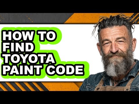 How to Find Toyota Paint Code - Step by Step