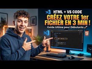 comment creer un fichier HTML et coder avec vs code (GUIDE DÉBUTANT)