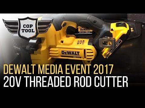 Dewalt 20V Threaded Rod Cutter DCS350 Up to 1/2" - Dewalt Media Event 2017