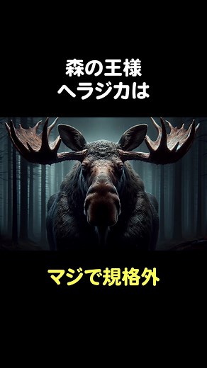 ヘラジカの真実。