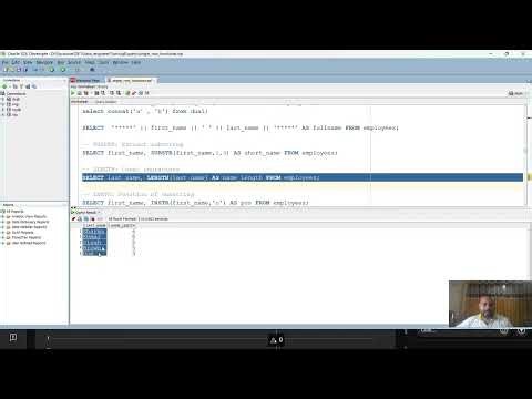SQL String functions