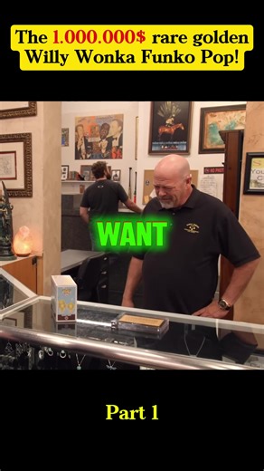 The $1,000,000 Rare Golden Willy Wonka Funko Pop!