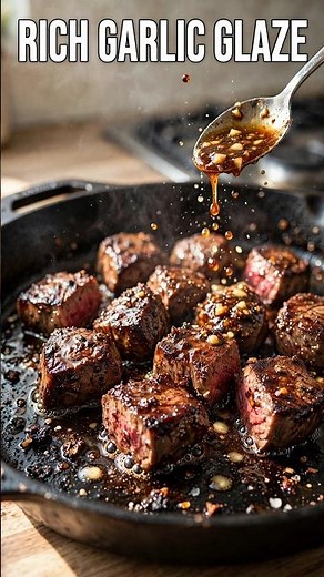 Juicy Garlic Butter Steak Bites with Caramelized Crust