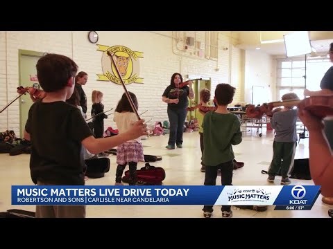 KOAT is hosting its Music Matter Live Drive today