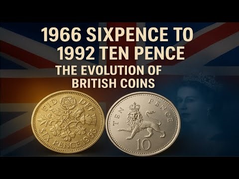 Old vs Modern British Coins — From Sixpence to Ten Pence Transformation!#CoinHistory #RareCoins