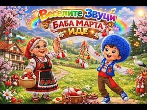 Баба Марта иде 🌸 | Весела детска песен за 1 март и мартенички 🎶 | Baba Marta Song for Kids