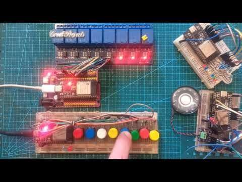 DIY Smart Home: 8 Buttons to 8 Relays via ESP NOW and ESP32