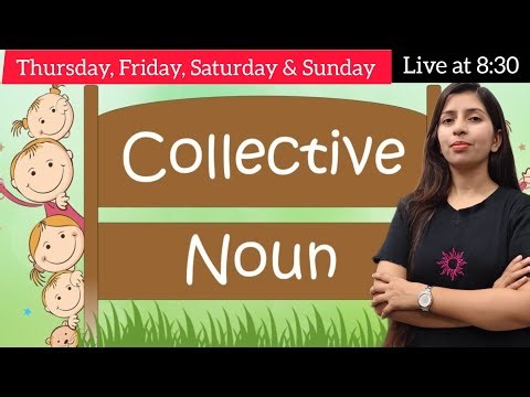 collective noun(Noun-4) English Grammar|| detailed explanation by Vandana Yadav 