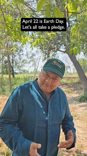 When was the last time you planted a tree? Last time you got your hands in the soil? Let this Earth Day encourage us to focus on what we can do as individuals. Keep doing your bit, every step of it matters. 🌳[Peepal Baba, Peepal Baba Says, Earth Day, individual action, climate change, plant trees, make a difference, save the planet, green spaces, afforestation, urban forestry, Peepal Baba Foundation] | Peepal Baba
