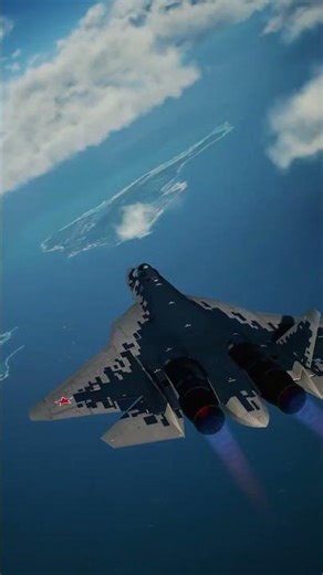 Su-57 Felon Raw 5th Gen Adrenaline 🚀🔥 #AceCombat7 #Shorts