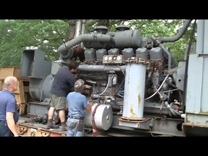 800KW 12 CYLINDER WAUKESHA DIESEL GENERATOR START UP