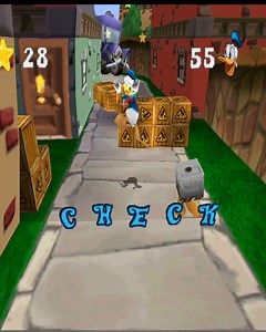 Donald duck goin quackers playstation 1 world 2 boss fight gameplay | RiceBear Gaming