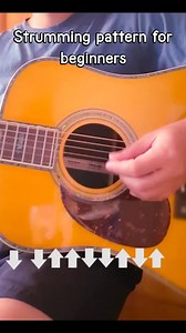 Strumming pattern for beginners [It works with multiple songs] #EasyGuitarTutorial #Easychordsforbeginners #Guitarbasic | Basic Guitar