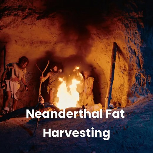 Neanderthal Fat Harvesting #neanderthal #caveman | Connect Paranormal