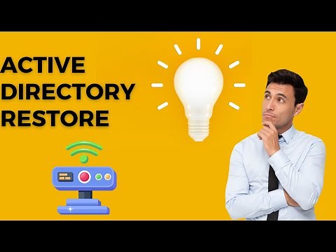 Veeam Backup Application & Active Directory Restore